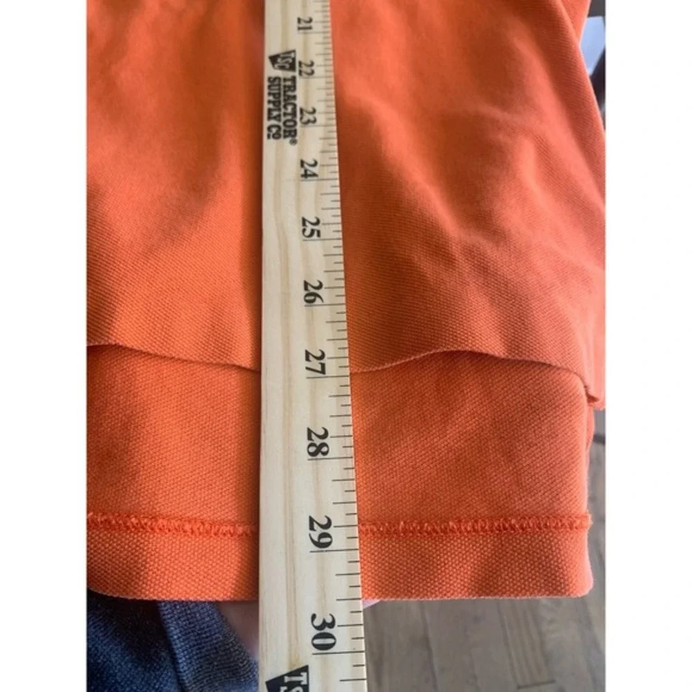 Mens XL‎ Polo Ralph Lauren Orange Polo Short Sleeve Shirt Cotton